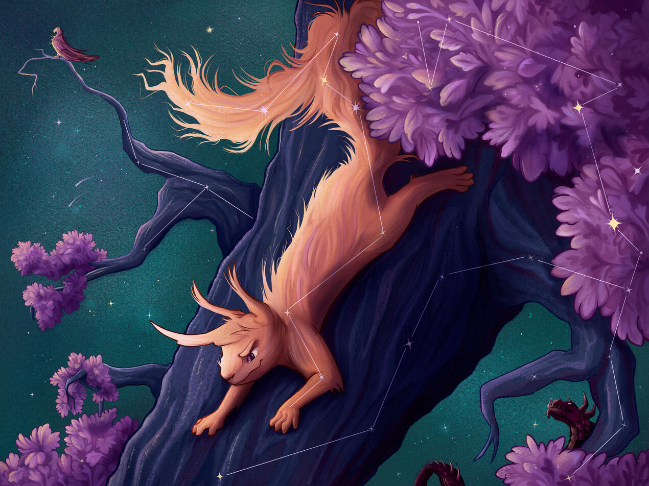 Ratatoskr and the World Tree