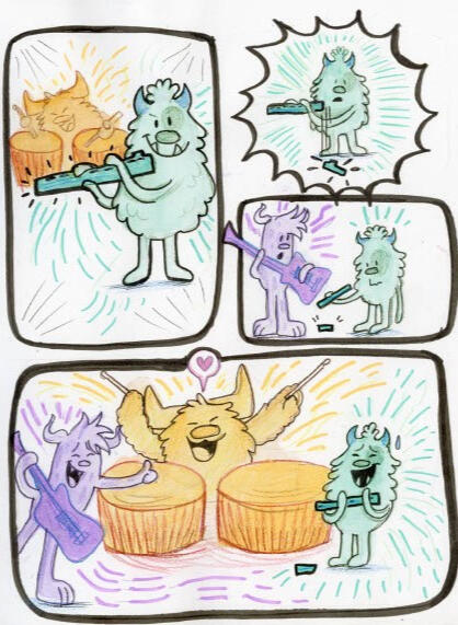 Rock Band Monsters