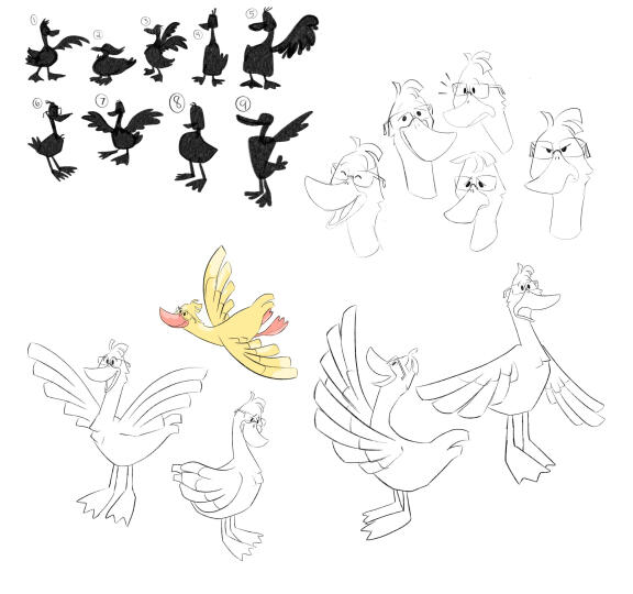 Daddy Duck Character Ideation